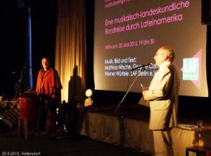 Musikalisch-landeskundliche Rundreise mitMatthias Nitsche, Cantaré 20.5.2015 Hellersdorf